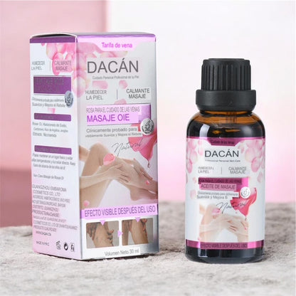 Vein Rosa – Aceite de Masaje Reafirmante y Calmante