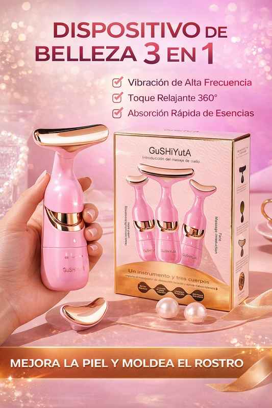 MASAGEADOR FACIAL DE ESTIRAMIENTO 3 EN 1