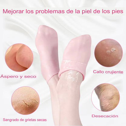 Medias de Silicona Hidratantes Para Los Pies