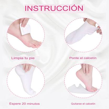 Medias de Silicona Hidratantes Para Los Pies
